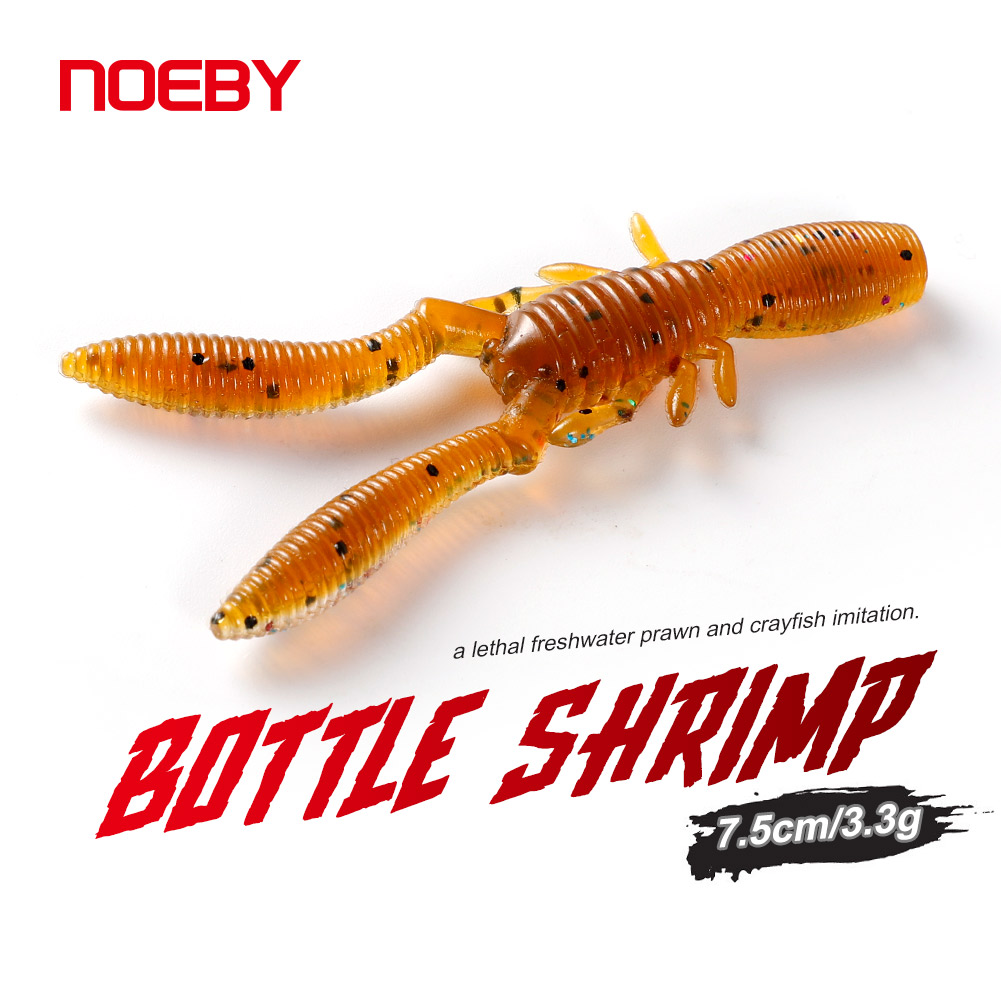 Fishing Lure Swimbait - NOEBY Bottle Shrimp Craw 75mm 3.3g