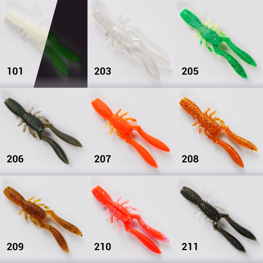 NOEBY Bottle Shrimp Craw 75mm  - огляд і ціна Fishing Lure Swimbait