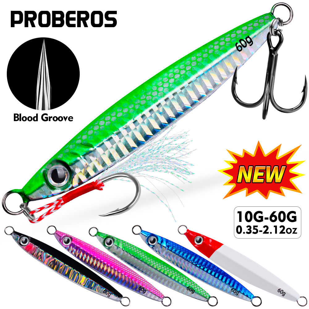 Proberos 1pc Metal Cast Jig Sp - огляд і ціна Fishing Lure Spoon