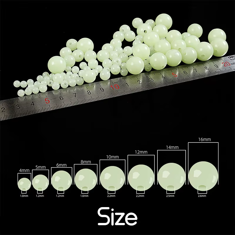 100pcs/bag Luminous Beads 4mm  - огляд і ціна Fishing Lure Topwater
