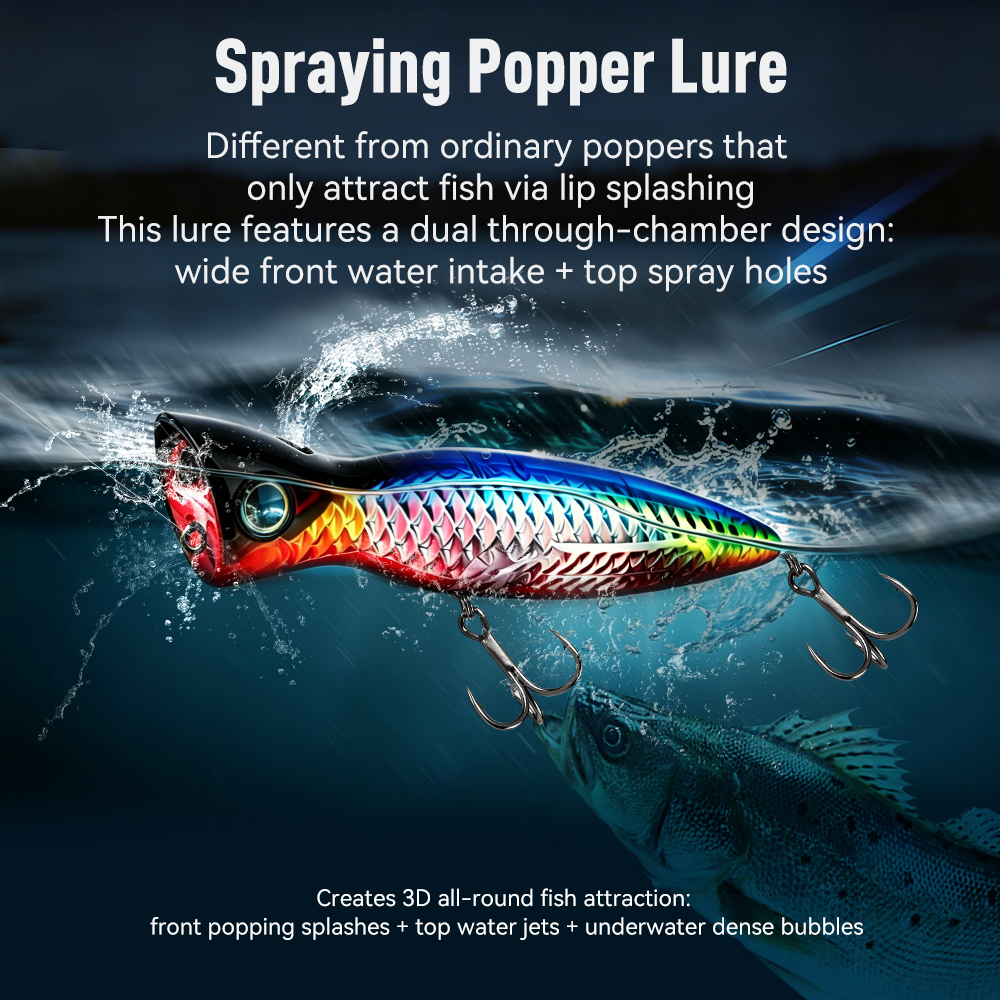 Kingdom Basstaor Popper Lure 9 - огляд і ціна Fishing Lure Popper