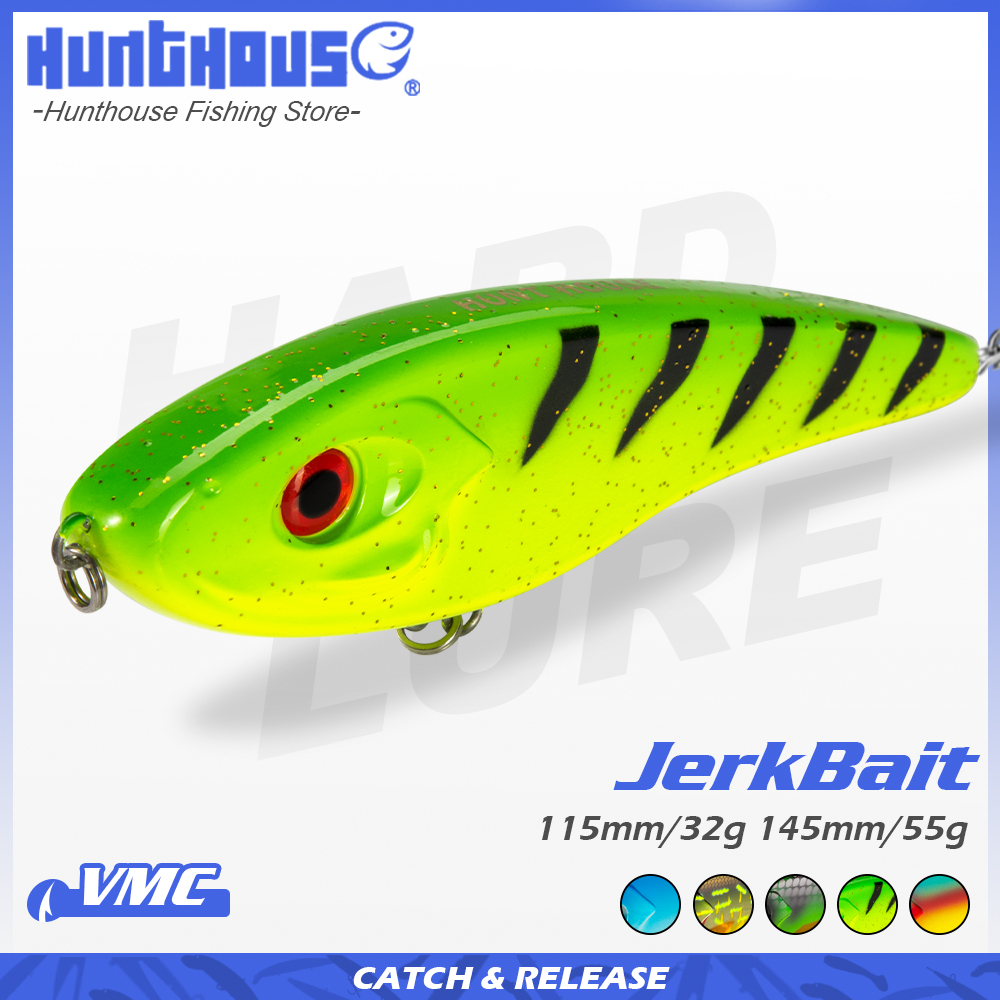 Hunthouse Jerkbait Musky Buste - огляд і ціна Fishing Lure Spinnerbait
